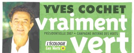 le site de campagne de yves Cochet